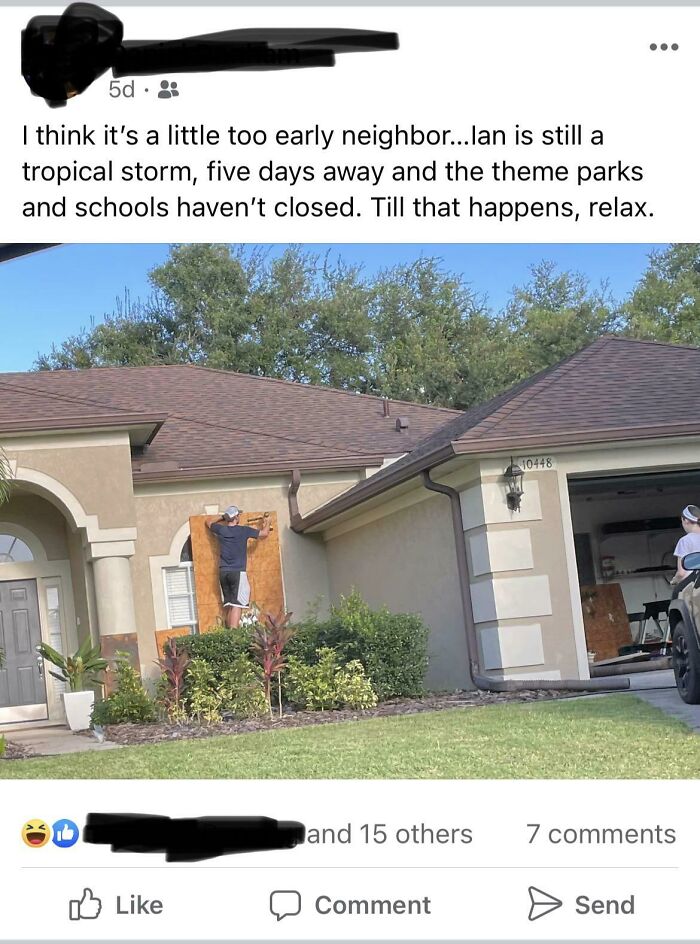 Because Why Be Prepared For A Hurricane?