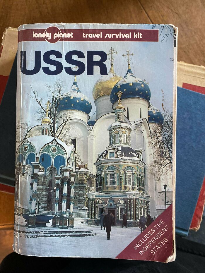 1st Edition Ussr Guide Book Published Less Than 26 Days Before The Ussr Collapsed