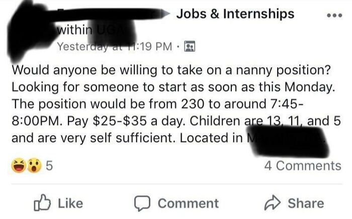 Less Than Minimum Wage To Nanny 3 Kids?