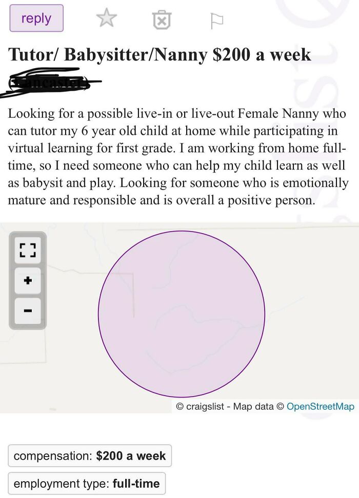 $5/Hour To Tutor, Babysit, And Nanny Their Child
