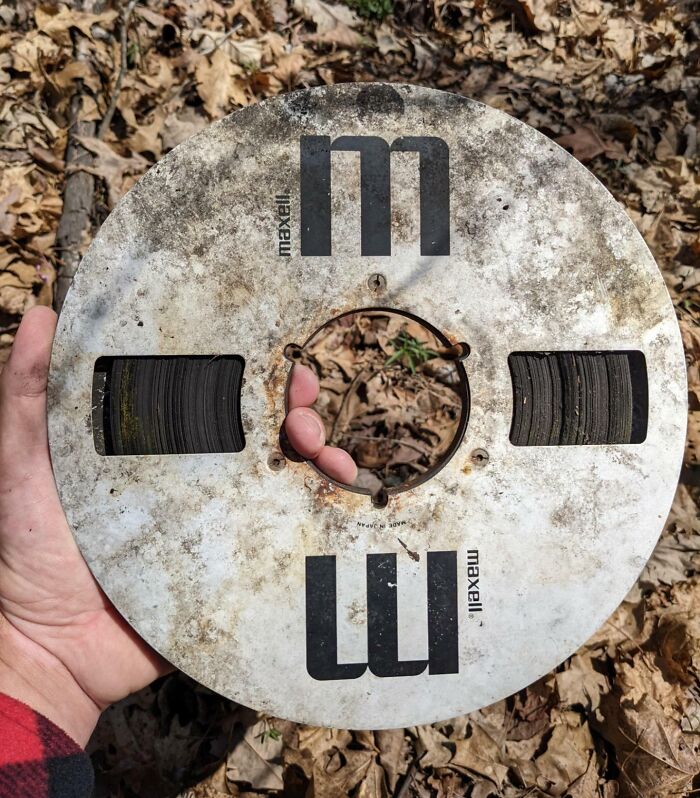 I Was Told Y'all Might Like This Reel-To-Reel Audio Tape I Found Near A Collapsed House In The Woods