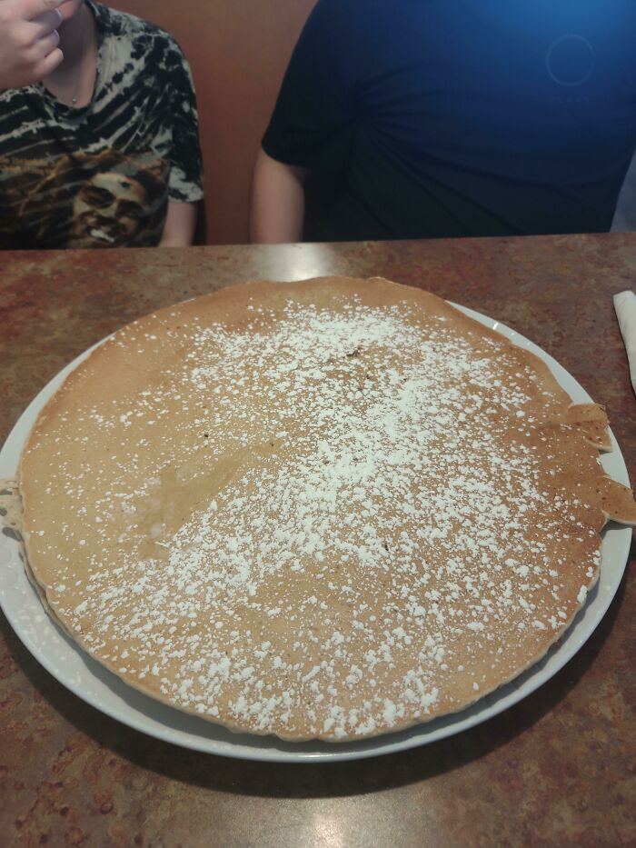 This Pancake We Got At The Henhouse Cafe