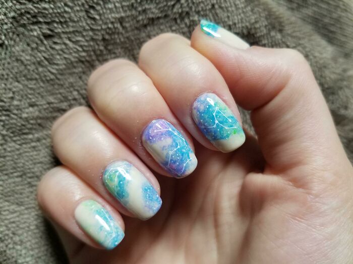 Let My Daughter Design My Nails This Time! I Think She Did Amazing
