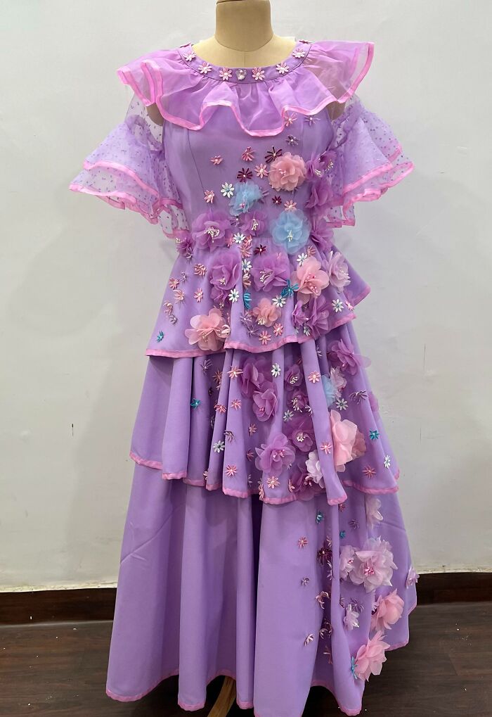Finished Isabela Madrigal Dress From Encanto