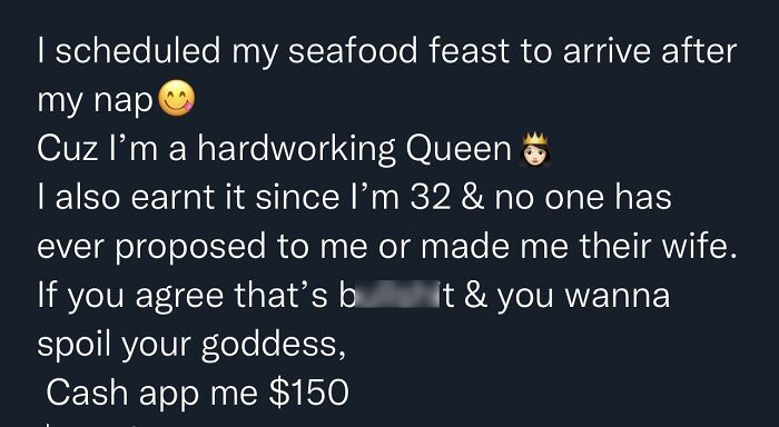 Buy Me Food Cause I’m A Queen