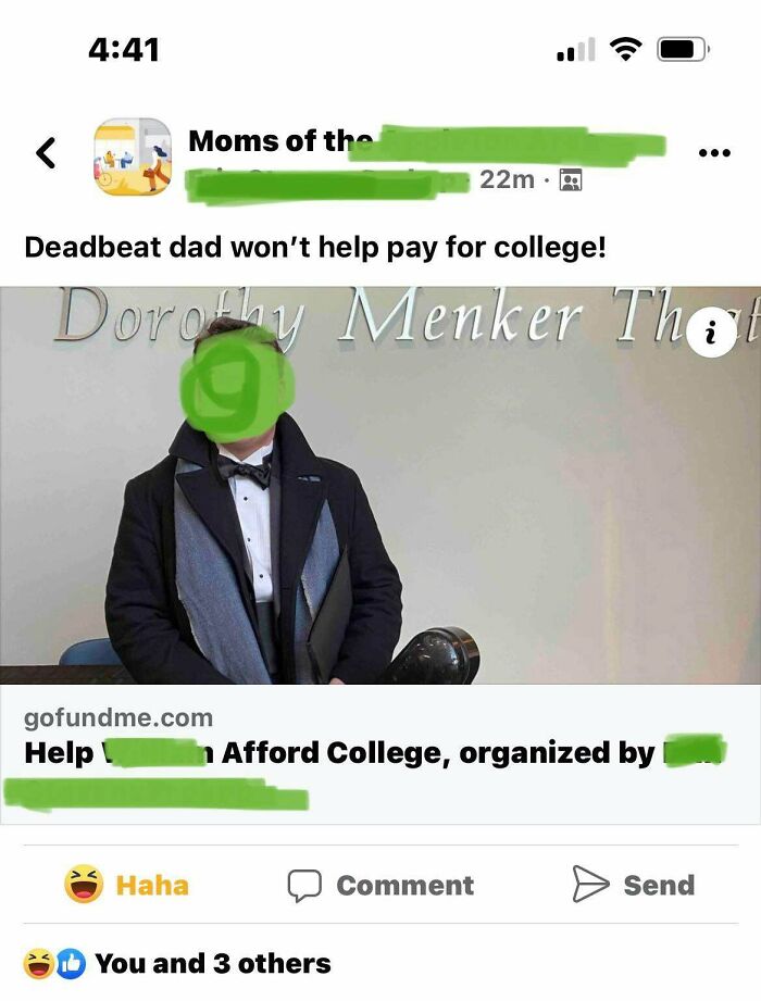 Deadbeat Dad Won’t Help Pay For College!