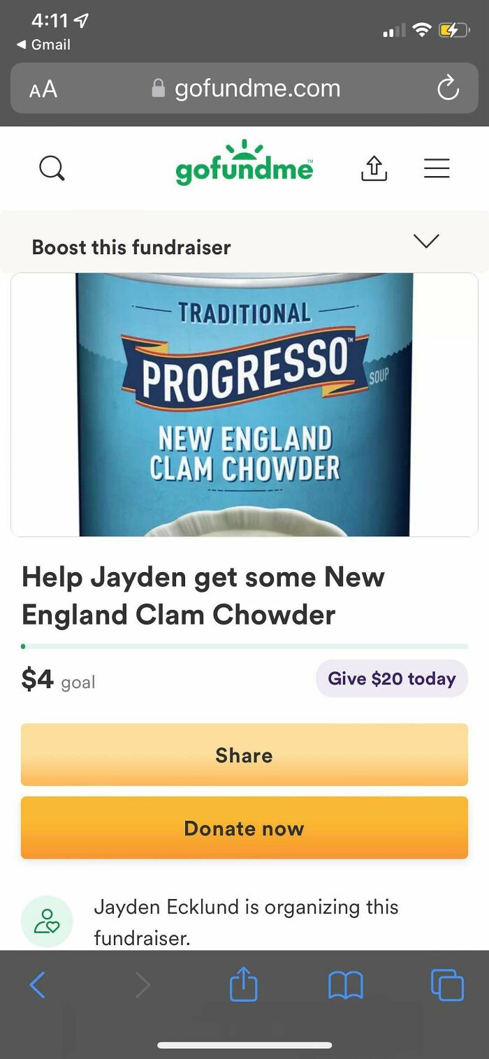 This Jayden Dude Wants Some Clam Chowder