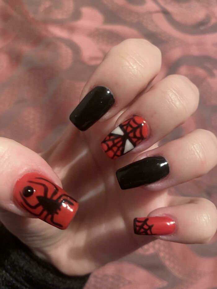 Getting Back Into Nail Art With Spider-Man Nails