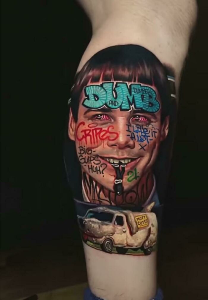 This Dumb & Dumber Tattoo I Saw On Instagram Is Possibly The Worst Thing Anyone Has Ever Done To Their Body