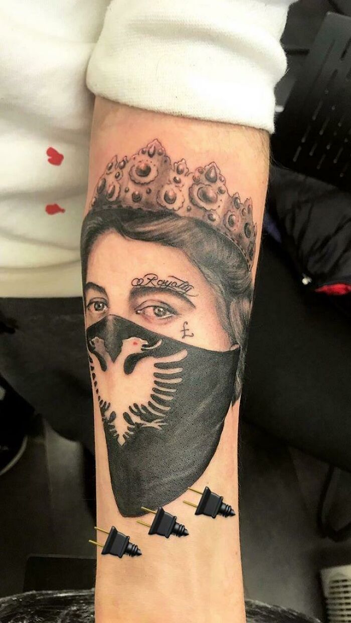 This Queen Elizabeth Gang Tattoo