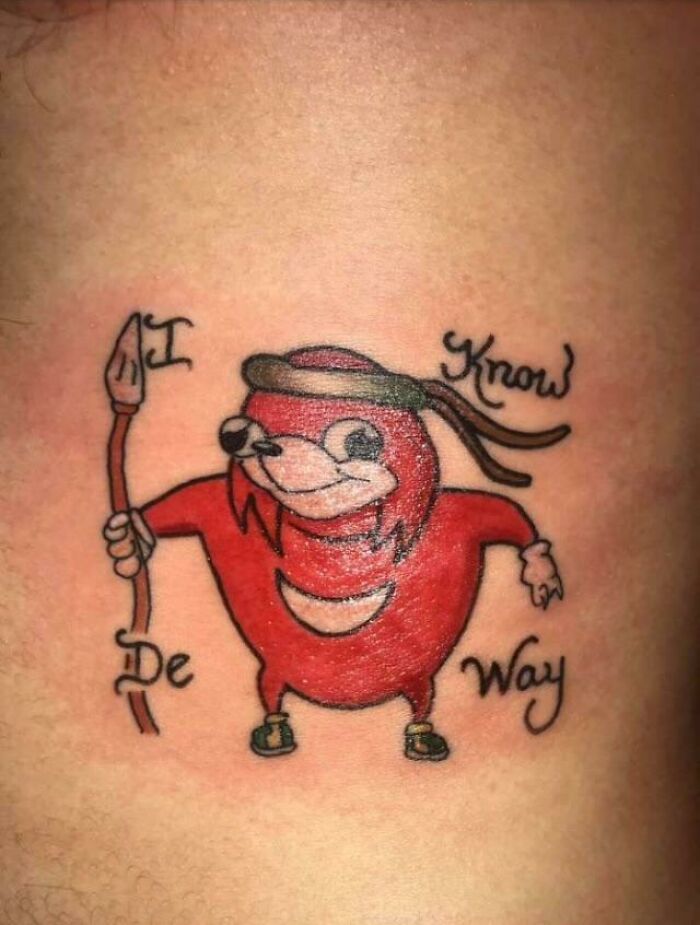 A Guy I Went To School With Just Got This Tattoo