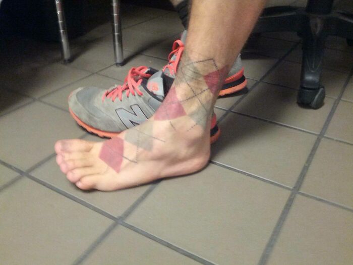Argyle Sock Tattoos