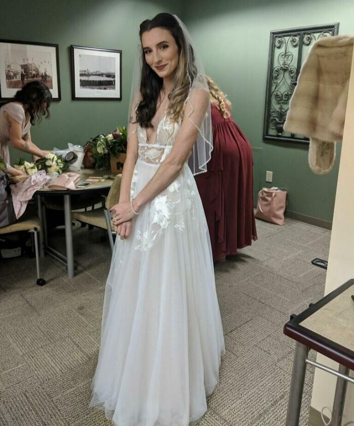 I Made My Wedding Dress And Got Married Yesterday