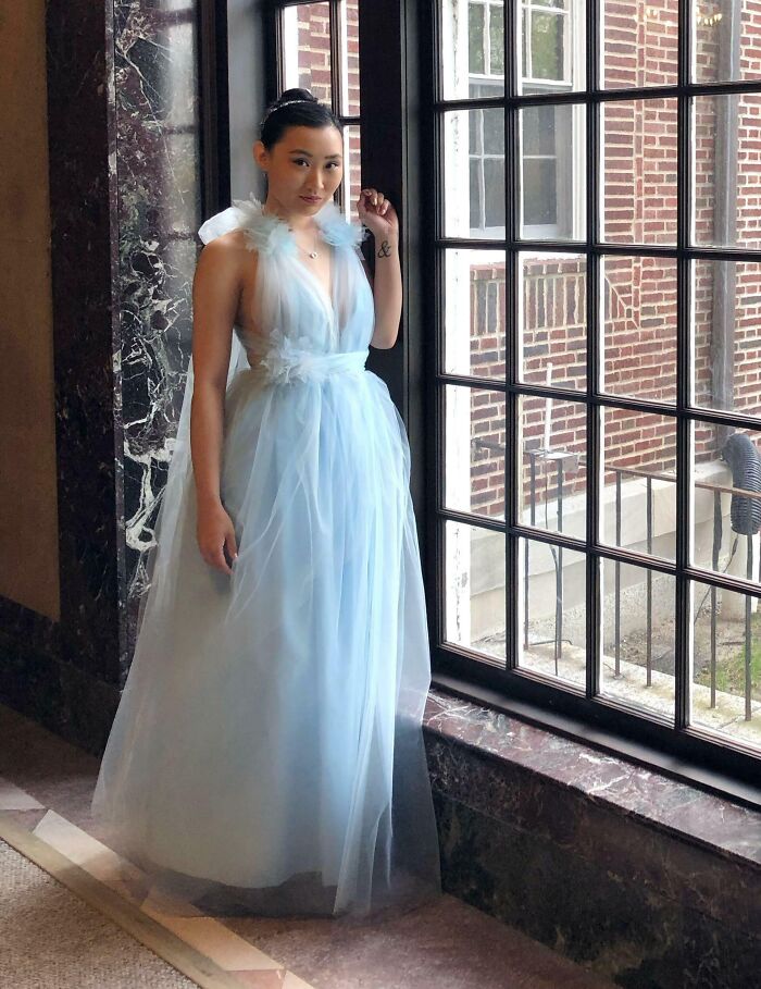 I Recreated The Marchesa Gown From The Movie "Crazy Rich Asians" For A Costume Party A While Ago. Too Much Money Spent On Tulle, But Here We Are