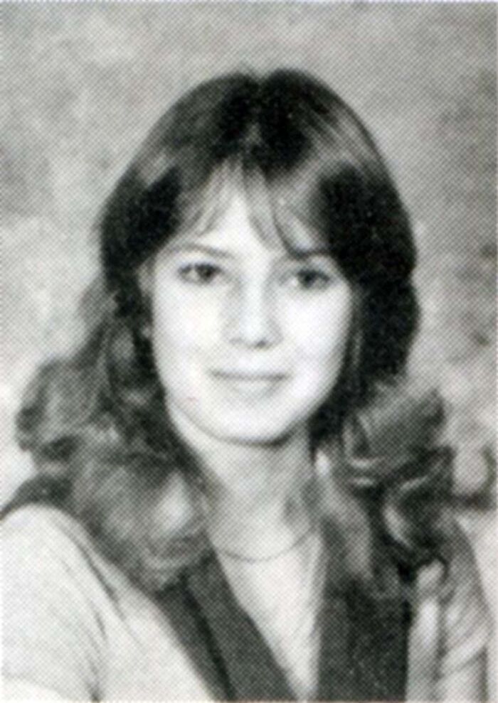 Picture of Traci Lords in yearbook