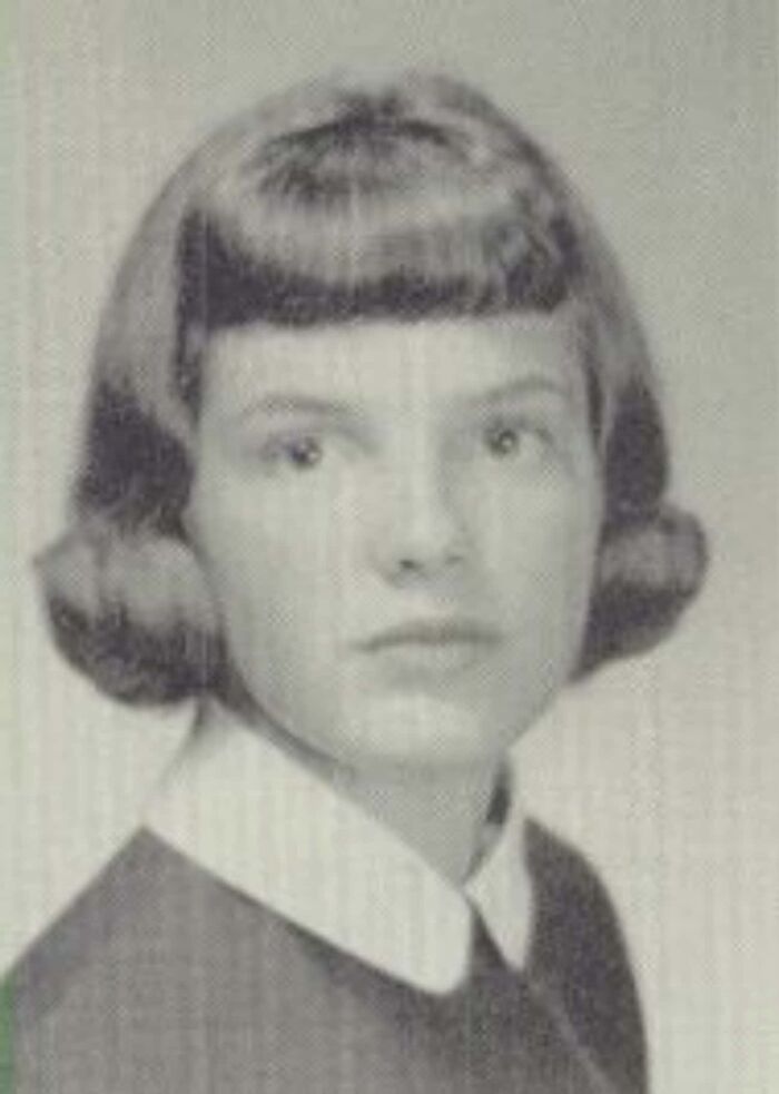 Picture of Katharine Ross in yearbook