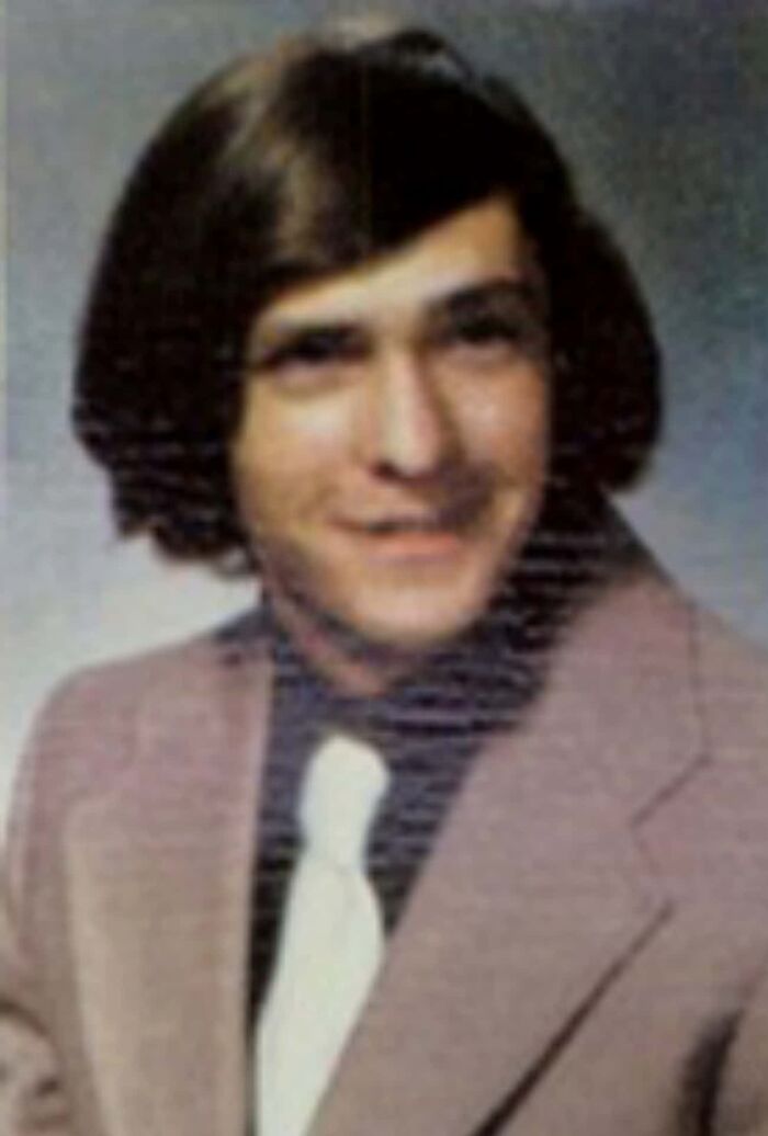 Picture of Michael Madsen in yearbook