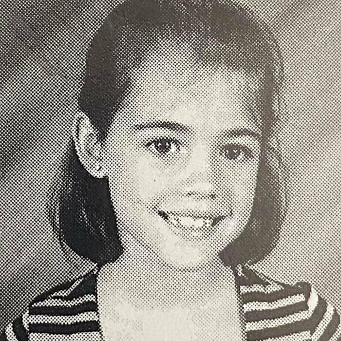 Picture of Lucy Hale in yearbook