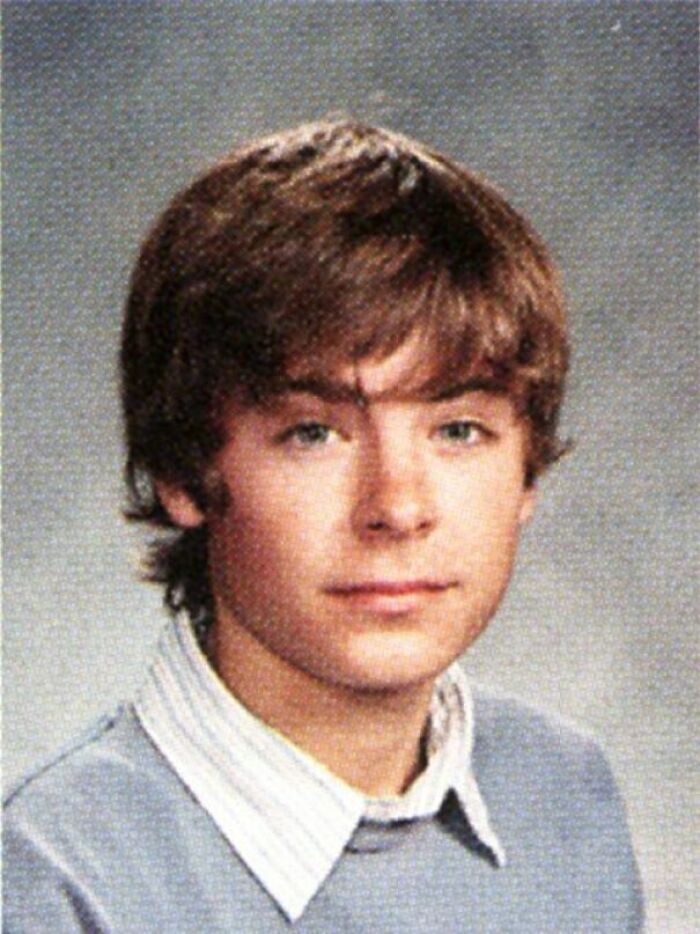 Picture of Zac Efron in yearbook