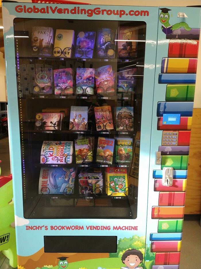 This School Has A Book Vending Machine