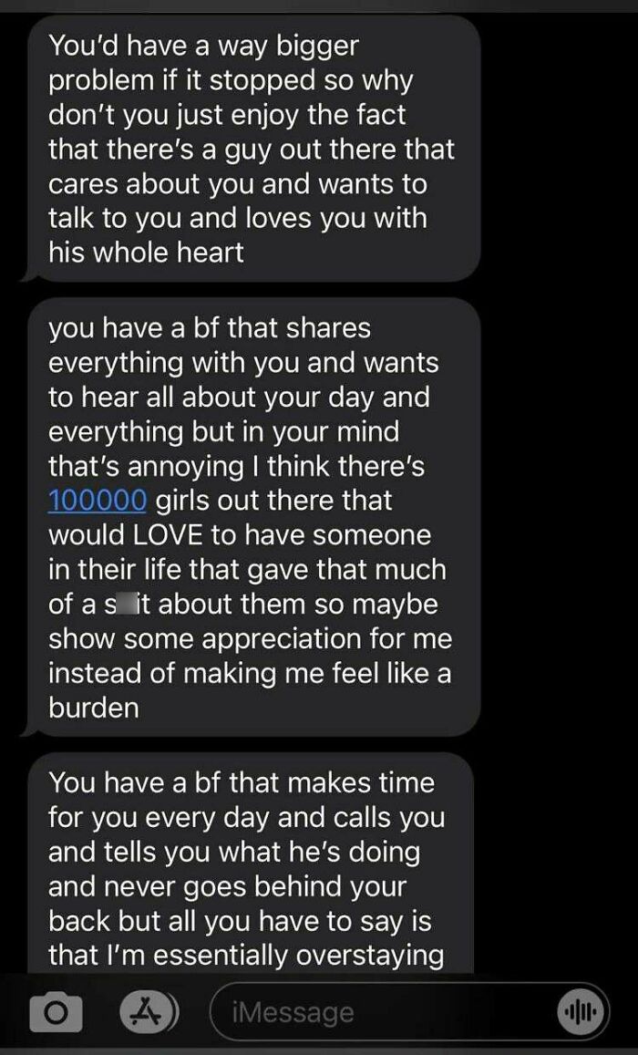 My Friends Boyfriend Sent Her This… For Saying She Needs Space To Spend Time With Her Dad On Father’s Day
