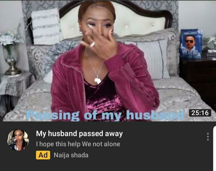 Advertising The Passing Of Your Husband