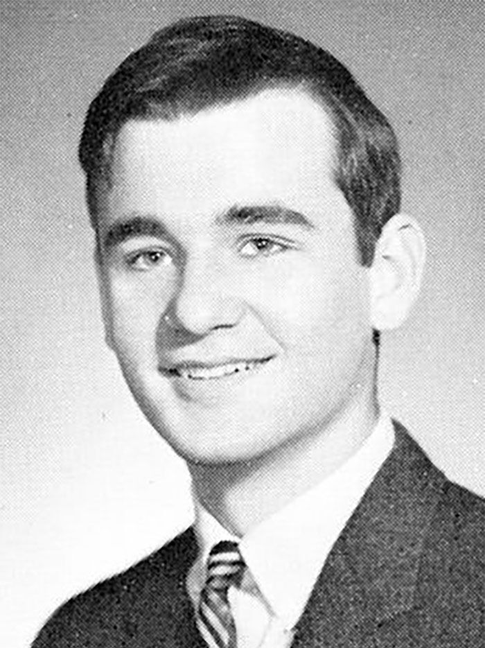 Picture of Bill Murray in yearbook