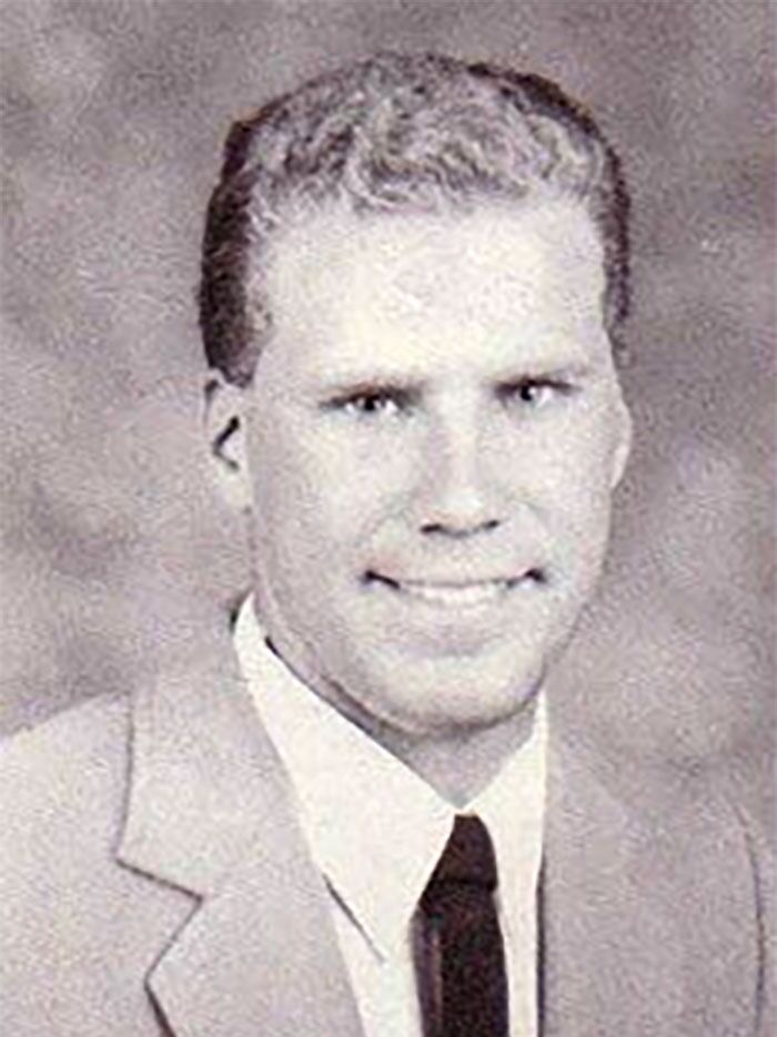 Picture of Will Ferrell in yearbook