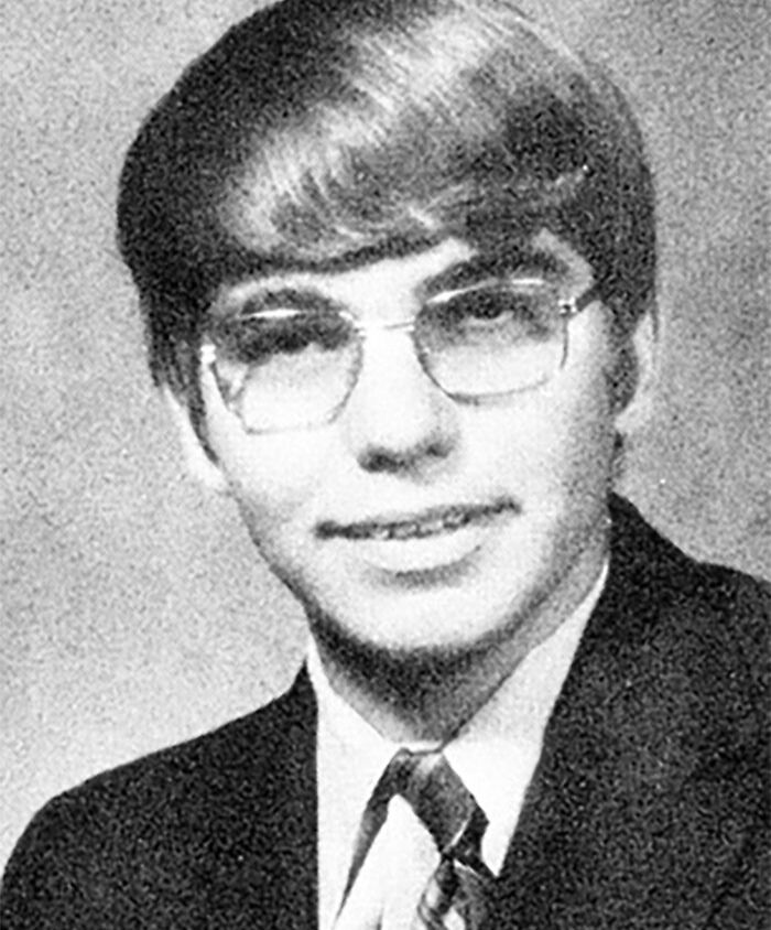 Picture of Billy Bob Thornton in yearbook