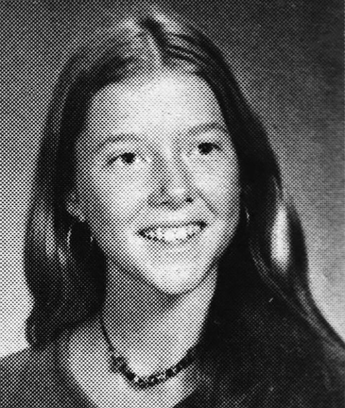 Picture of Annette Bening in yearbook