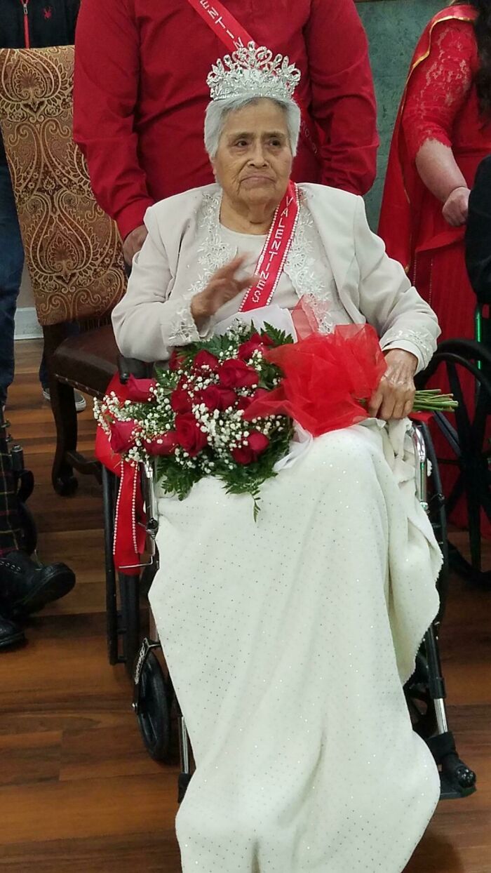 My Grandma Was Crowned Valentine's Day Queen At The Nursing Home