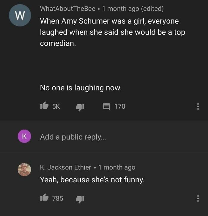 Amy Schumer Isn’t Funny