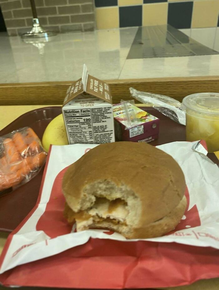 School Lunches Today. Middle School & High School-Frisco, Texas
