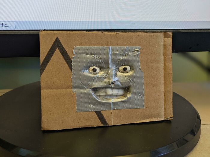 I Made Thomas The Tank Engine's Crackhead Cousin At Work With Some Cardboard, Duct Tape And Rizla