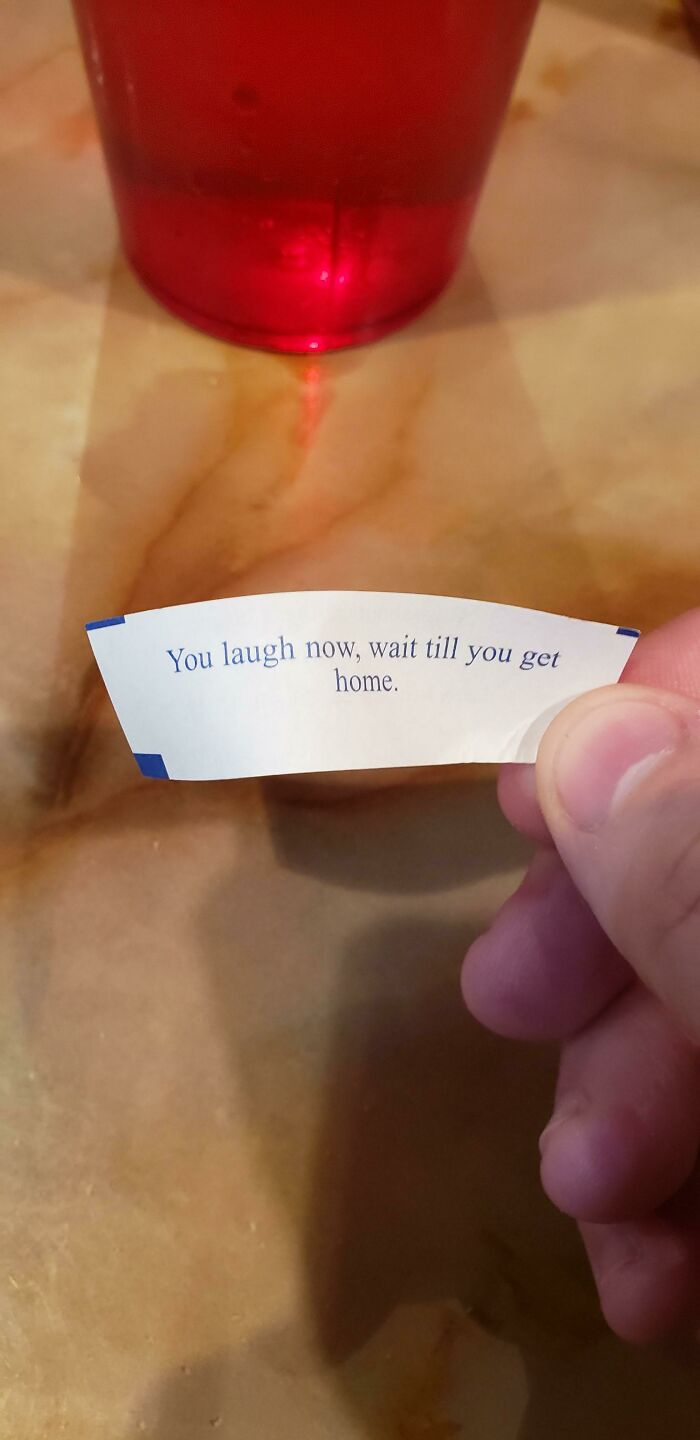 My Mother's Fortune Cookie 40 Miles Away From Home