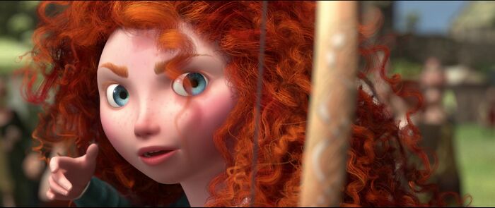 Merida shooting from the bow 