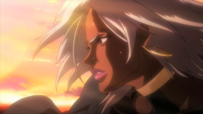 Storm with grey hair 