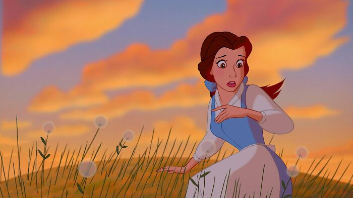 Belle in the field 