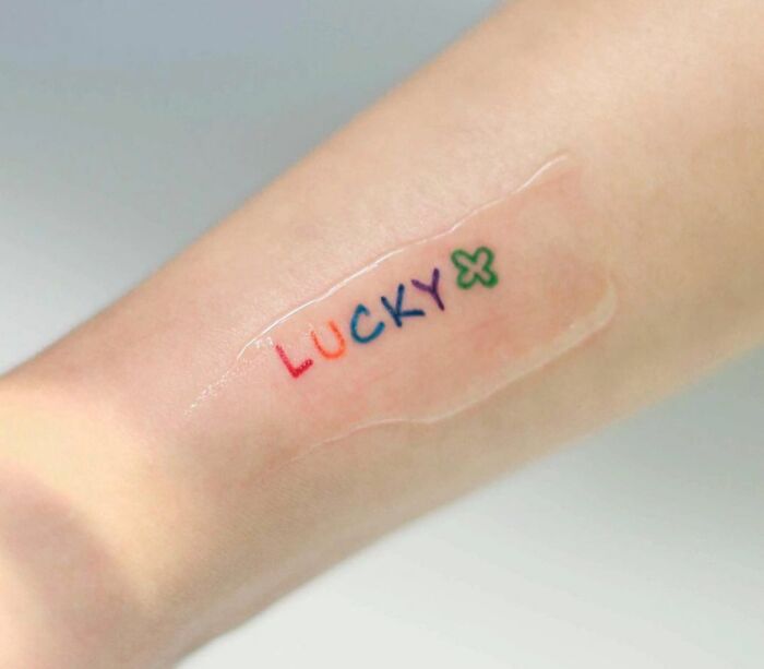 Colorful Lucky Tattoo