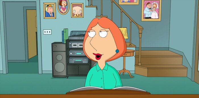 Lois Griffin playing piano 