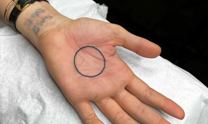 Small Circle Tattoo
