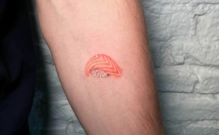 Salmon Sushi Tattoo