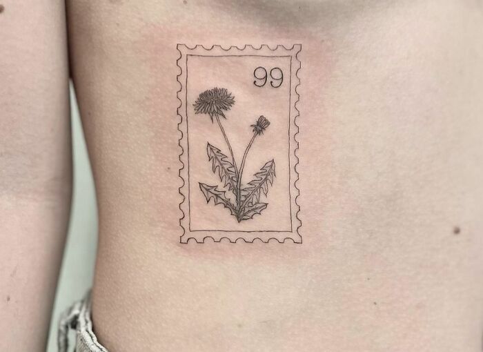 Post Stamp Tattoo