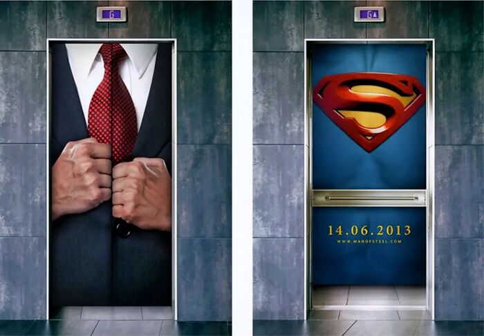  Un anuncio para la película de “Superman” 