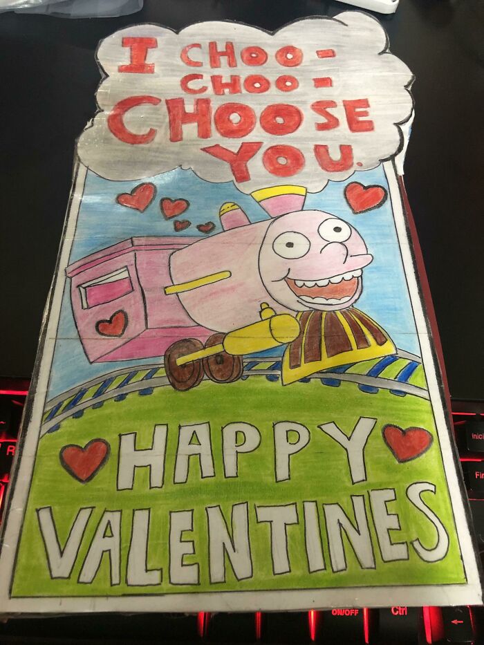 The Valentine's Card My Girlfriend Made For Me