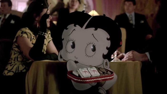  Betty Boop holding cigarettes 