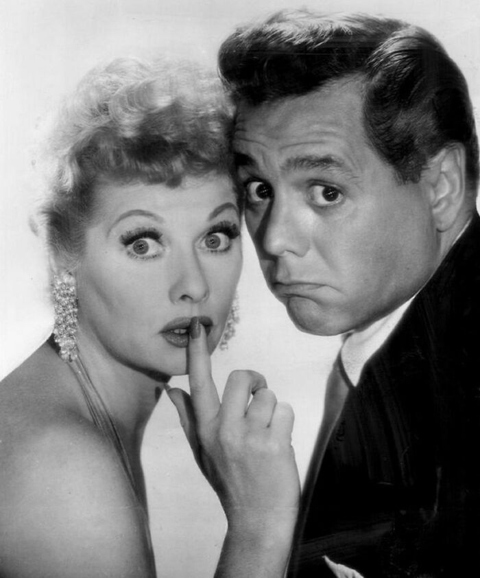 Lucy And Ricky well dressed 