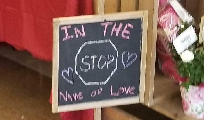 This Is A Part Of The Valentine's Display At My Grocery Store