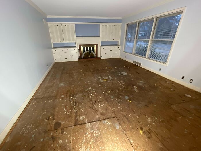 Just Bought My First House. Was Told There Was Hardwood Under All The Carpet. Looks Like I’ll Be Spending Too Much Money On New Flooring Now