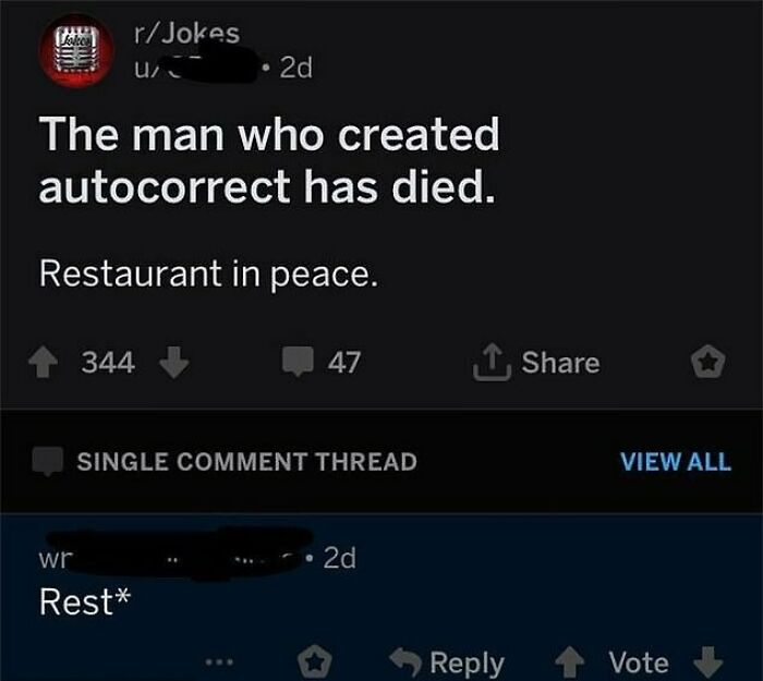 *rest